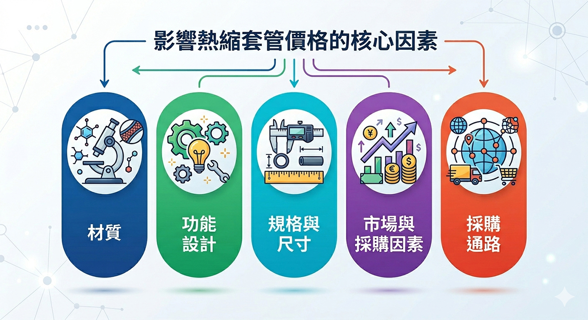 熱縮套管價格差在哪？材質、規格與選購關鍵一次解析！